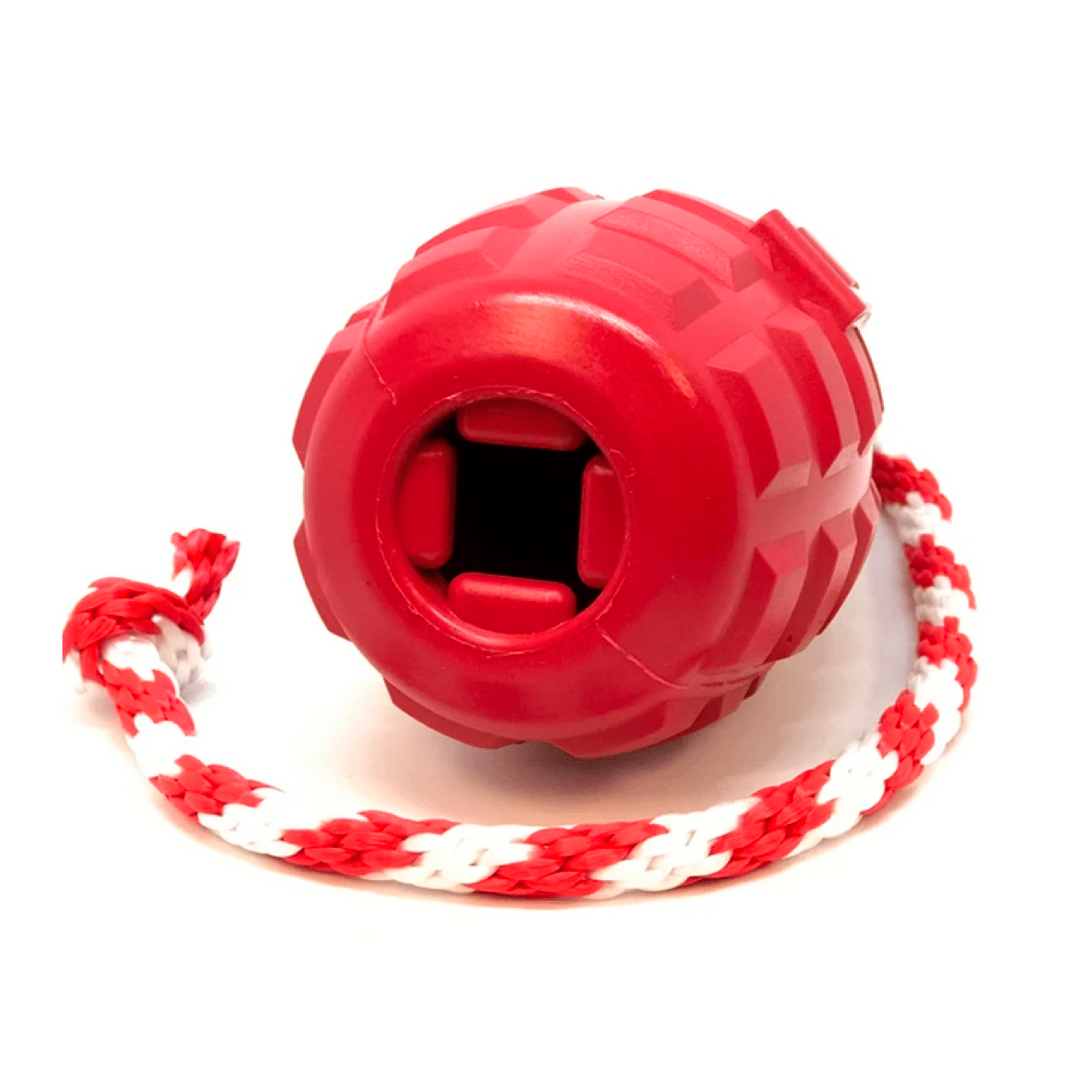 Red Reward Grenade Chew Toy from Rover Pet Products