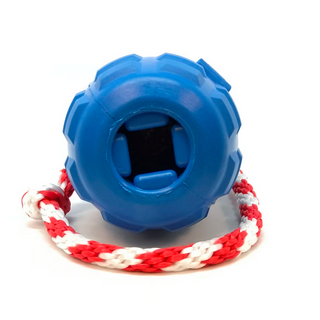 Blue Reward Grenade Chew and Fetch Toy from Sodapup Dog Toys