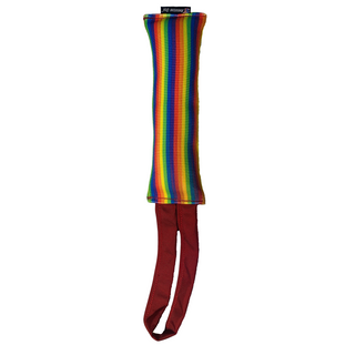 Rainbow Firehose Tug Toy from Rover Pet Products