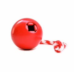 Red Cherrybomb Dog Toy from Rover Pet Products