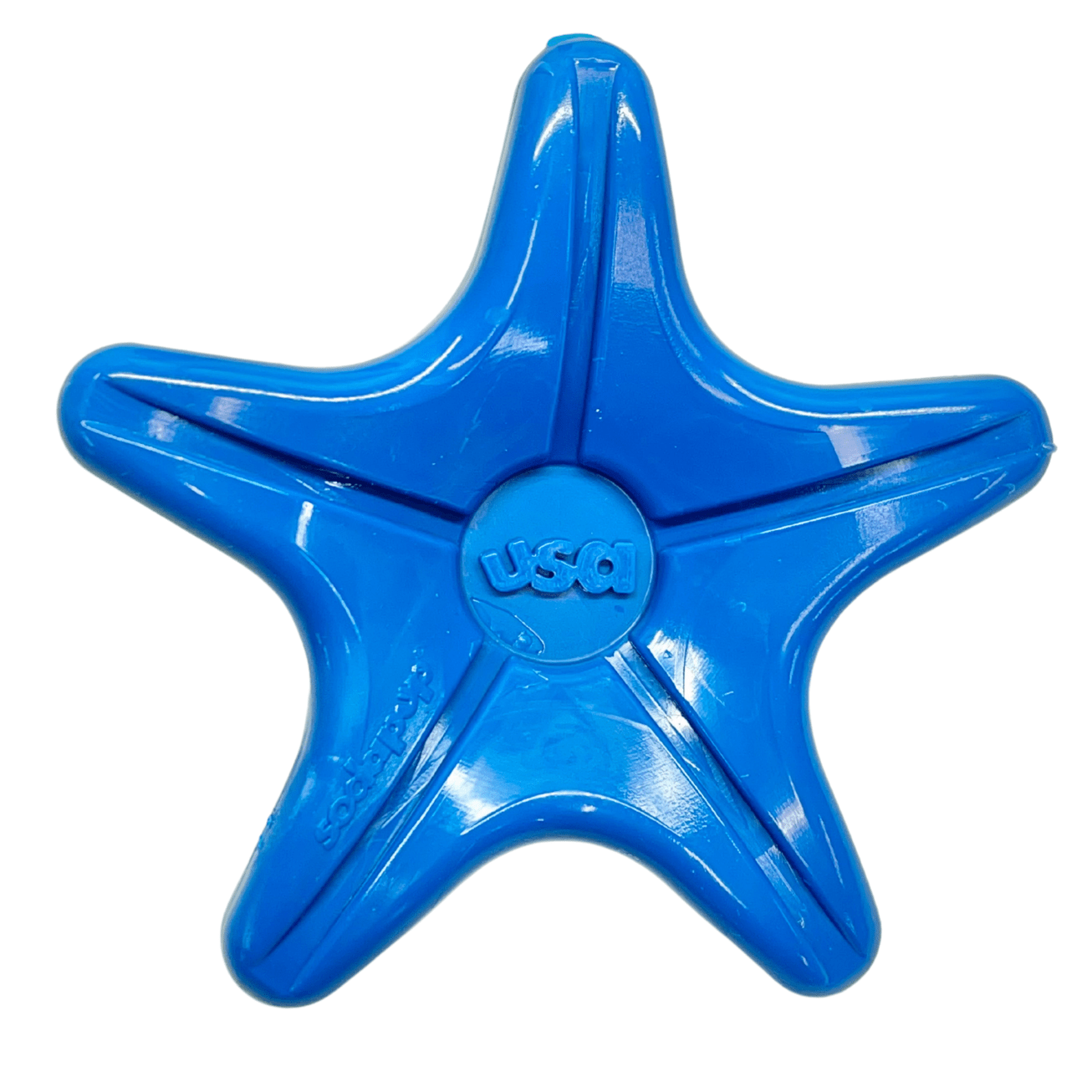 Mega Tough Nylon Starfish in Blue from Rover Pet Products and Sodapup Dog Toys